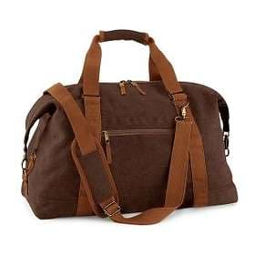 BagBase Vintage Canvas Weekender Bag