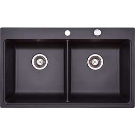 Lavabo Saturn 86 (Svart)