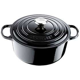 Le Creuset Gjutjärnsgryta Rund 28cm 6,7L (Metallknopp)