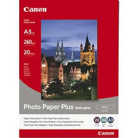 Canon SG-201 Photo Paper Plus Semi-gloss Satin 260g A3 20st