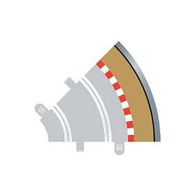 Scalextric Radius 1 Curve Outer Borders 45° (C8240)