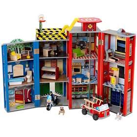 KidKraft Everyday Heroes Police & Fire Set (63239)