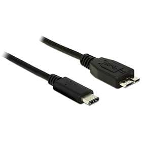 DeLock SuperSpeed USB C - USB Micro-B 3.1 1m