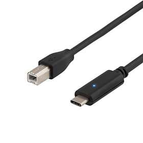 Deltaco USB B - USB C 2.0 1m