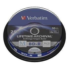 Verbatim M-Disc BD-R 25GB 4x 10-pack Spindel Inkjet