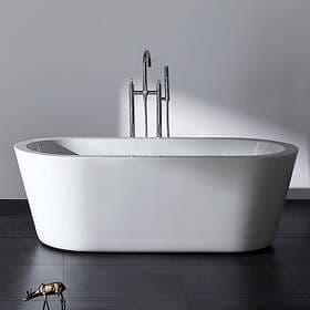 Bathlife Badkar Chakra Fristående 160x58 (Vit)