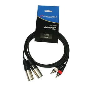 Accu-Cable 2XLR - 2RCA 5m