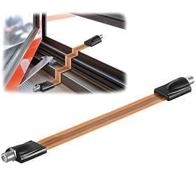 Goobay Super Flat Antenna F-Contact 0,2m