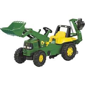 Rolly Toys Junior John Deere + Junior Loader & Backhoe