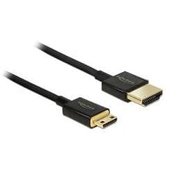 DeLock Slim Premium 18Gbps HDMI - HDMI Mini High Speed with Ethernet 1m