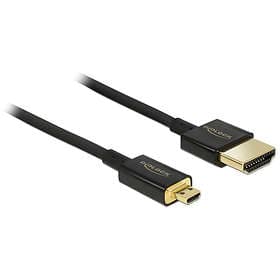 DeLock Slim Premium 18Gbps HDMI - HDMI Micro High Speed with Ethernet 1,5m