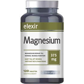 Elexir Pharma Magnesium 375mg 120 Tabletter