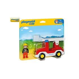 Playmobil 1.2.3 6967 Brandbil med Stege