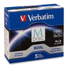 Verbatim BD-R XL 100GB 4x 5-pack Jewelcase