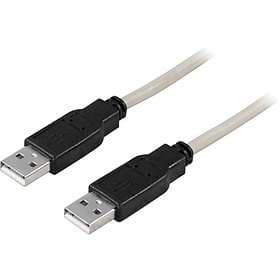 Deltaco USB A - USB A 2.0 0,5m