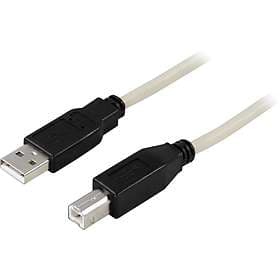 Deltaco USB A - USB B 2.0 0,5m