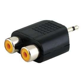 MicroConnect 3.5mm - 2RCA M-F Adapter