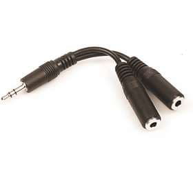 Sandberg 3.5mm - 2x3.5mm M-F Adapter 0,1m