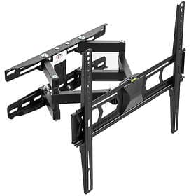 TecTake TV väggfäste 32-55 tum (82-138cm) vinklingsbar vridbar vattenpass
