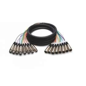 Hosa 8XLR - 8XLR M-F 5m