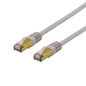Deltaco S/FTP Cat6a RJ45 - RJ45 LSZH 1m