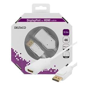 Deltaco Active HDMI - DisplayPort F-M 0,5m