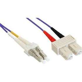 InLine Multimode OM4 50/125 LC - SC LSZH 2m