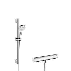 Hansgrohe Ecostat 1001 CL med Vario dusjsett 27817400 (Vit/Krom)