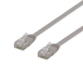 Deltaco Flat U/UTP Cat6 RJ45 - RJ45 0,3m