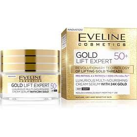 Eveline Cosmetics 24k Gold Lift Expert 50+ Face Multinourishing Cream Serum 50ml