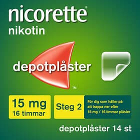 Nicorette Novum Depotplåster 15mg/16h 14st