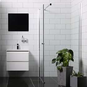 Bathlife Duschhörna Mångsidig Rak Vägg + Dörr 90x100