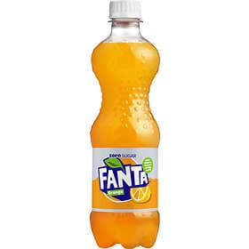Fanta Zero Orange Glasflaska 0,5l 24-pack