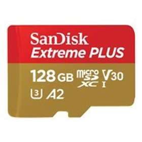 SanDisk Extreme Plus microSDXC Class 10 UHS-I U3 V30 A1 128GB