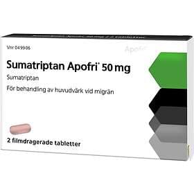 Evolan Apofri Sumatriptan 50mg 2 Film- Coated Tabletter