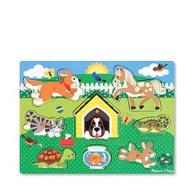 Melissa & Doug Träpussel Djur 9053