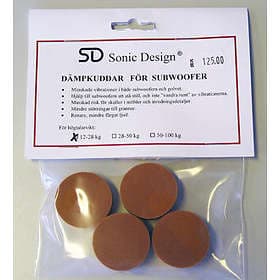 Sonic Design Dämpkuddar för Subwoofer 50-100kg 4-pack