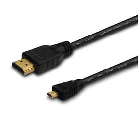 Savio HDMI - HDMI Micro High Speed with Ethernet 1m