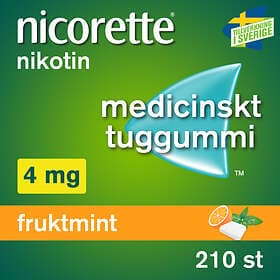 Nicorette Tuggummi Fruitmint 4mg 210st