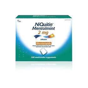 NiQuitin Medicinskt Tuggummi Mentolmint 2mg 200st