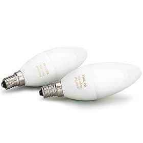 Philips Hue White Ambiance LED E14 B39 2200K-6500K 470lm 6W 2-pack