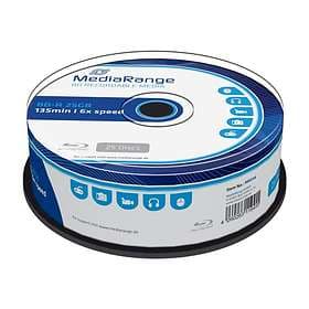 MediaRange BD-R 25GB 6x 25-Pack Spindel