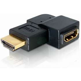 DeLock HDMI - HDMI M-F Adapter 90° Left