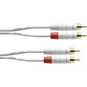 Cordial CFU Snow 2RCA - 2RCA 1,5m