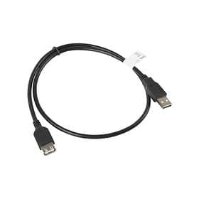 Lanberg USB A - USB A M-F 2.0 0,7m