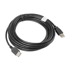 Lanberg USB A - USB A M-F 2.0 5m