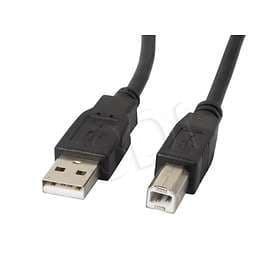 Lanberg Ferrite USB A - USB B 2.0 1,8m