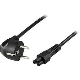 Deltaco CEE 7/7 (angled) - IEC C5 1m