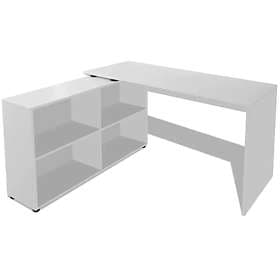vidaXL Hörnskrivbord 243060 130x126cm