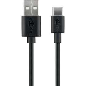 Goobay USB A - USB C 2.0 0,1m